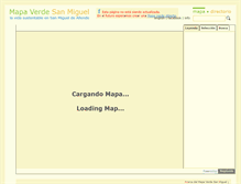 Tablet Screenshot of mapaverdesanmiguel.org